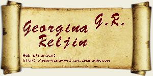 Georgina Reljin vizit kartica